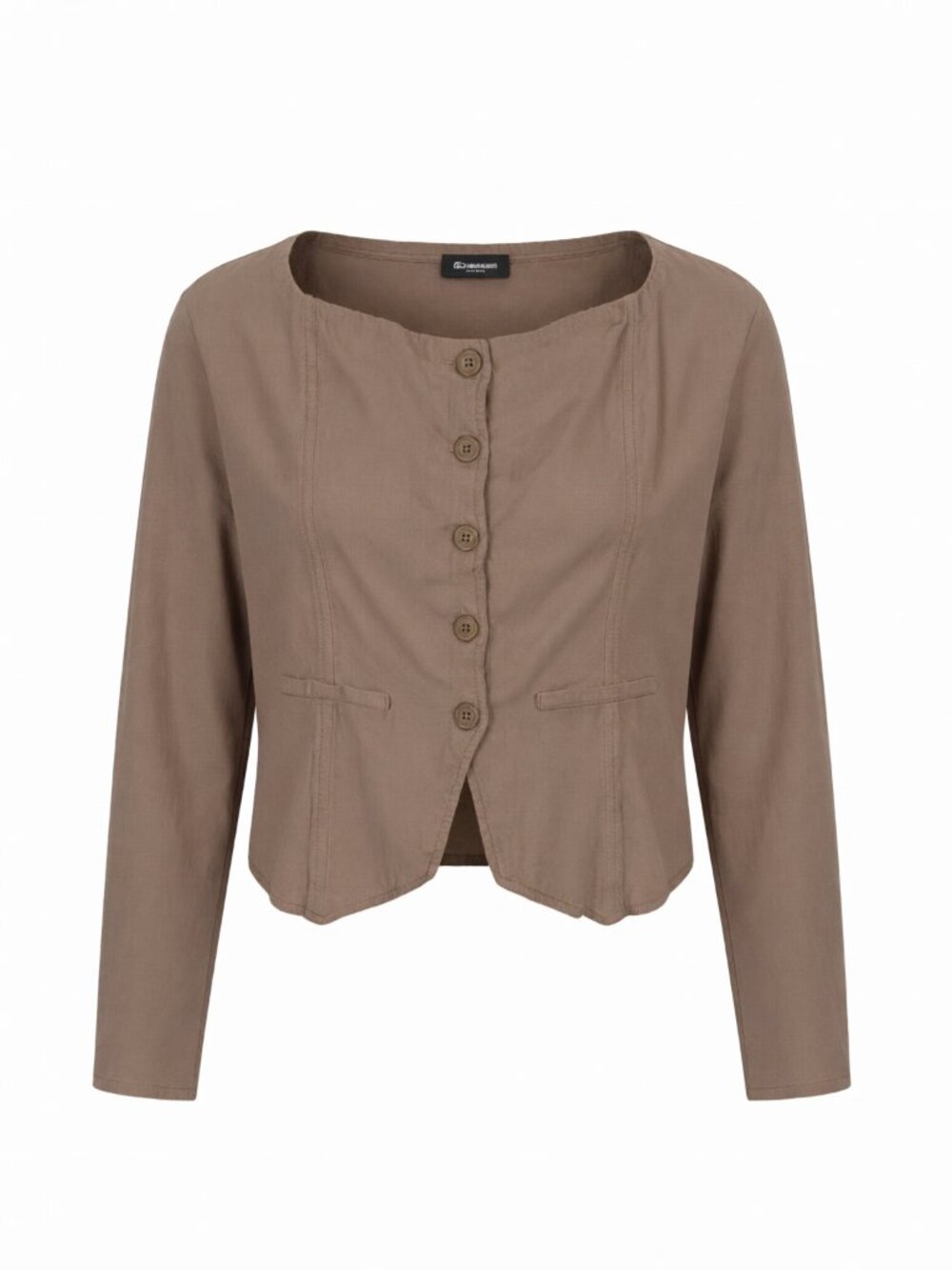 Wild Fable Women's Strapless Top Tan L